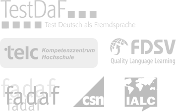 Sprachzertifikate der Sprachschule KAPITO: TestDaF, telc, FDSV, fadaf, csn, IALC