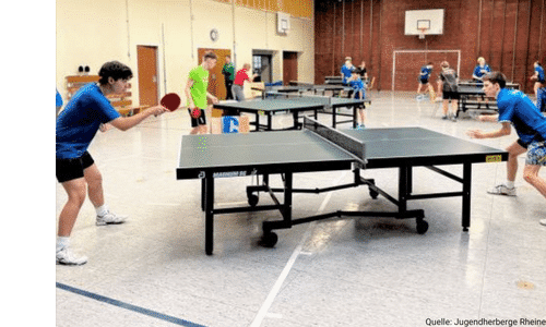 Cours d'allemand pour jeunes 5 Jugendherberge Rheine Tischtennis
